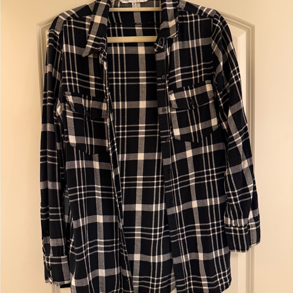 Cupcakes and Cashmere Plaid Shirt | Size M